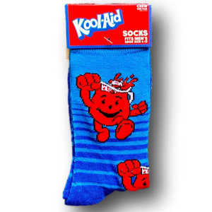 3/$20 Kool-Aid Retro Drink Funny Novelty Crew Socks - NWT
